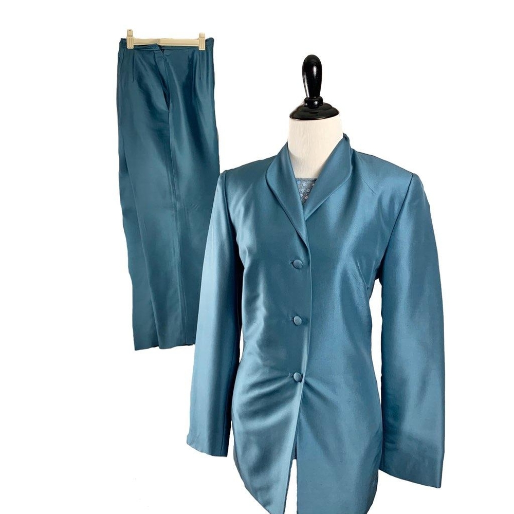 LORD & TAYLOR Blue Pant Suit